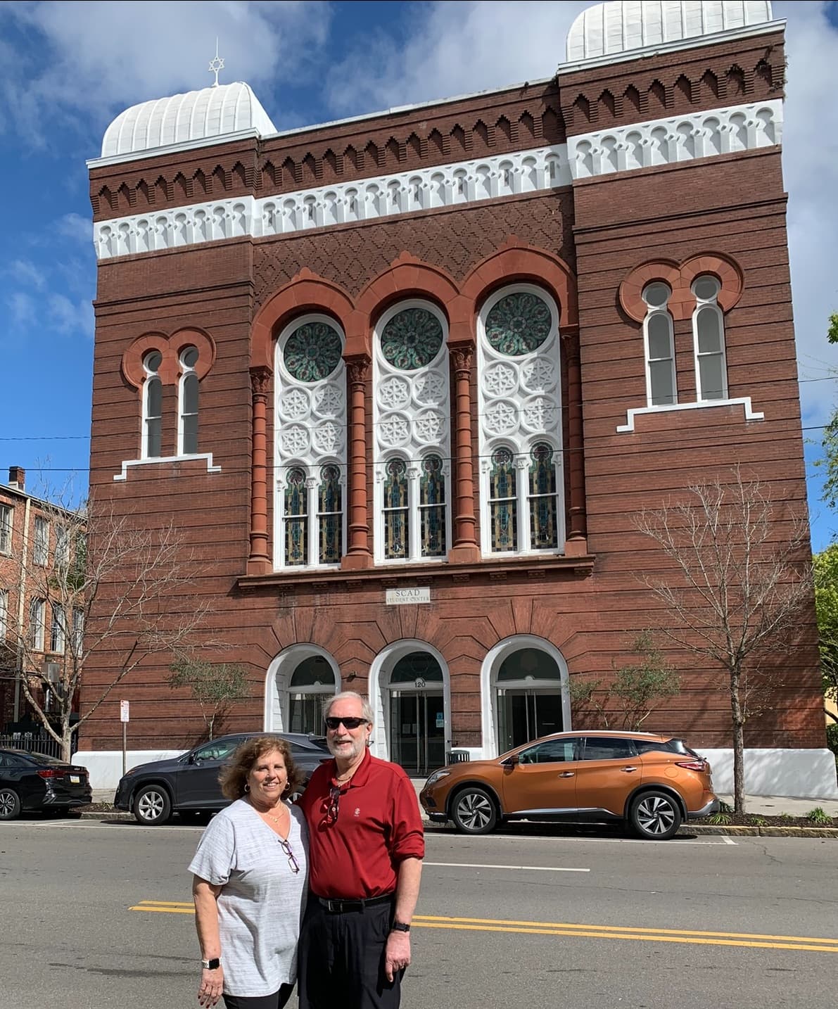 Visitors at original Bnai Brith Jacob Synagogue on 120 Montgomery Street