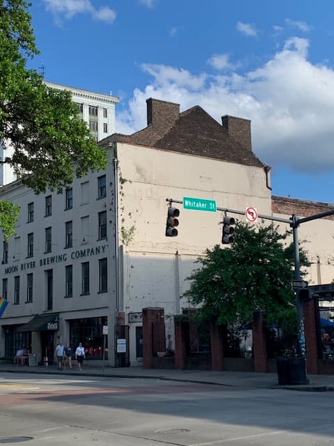 Original site of City Hotel, where Jewish history was made 1832